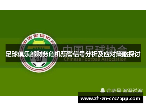 足球俱乐部财务危机预警信号分析及应对策略探讨